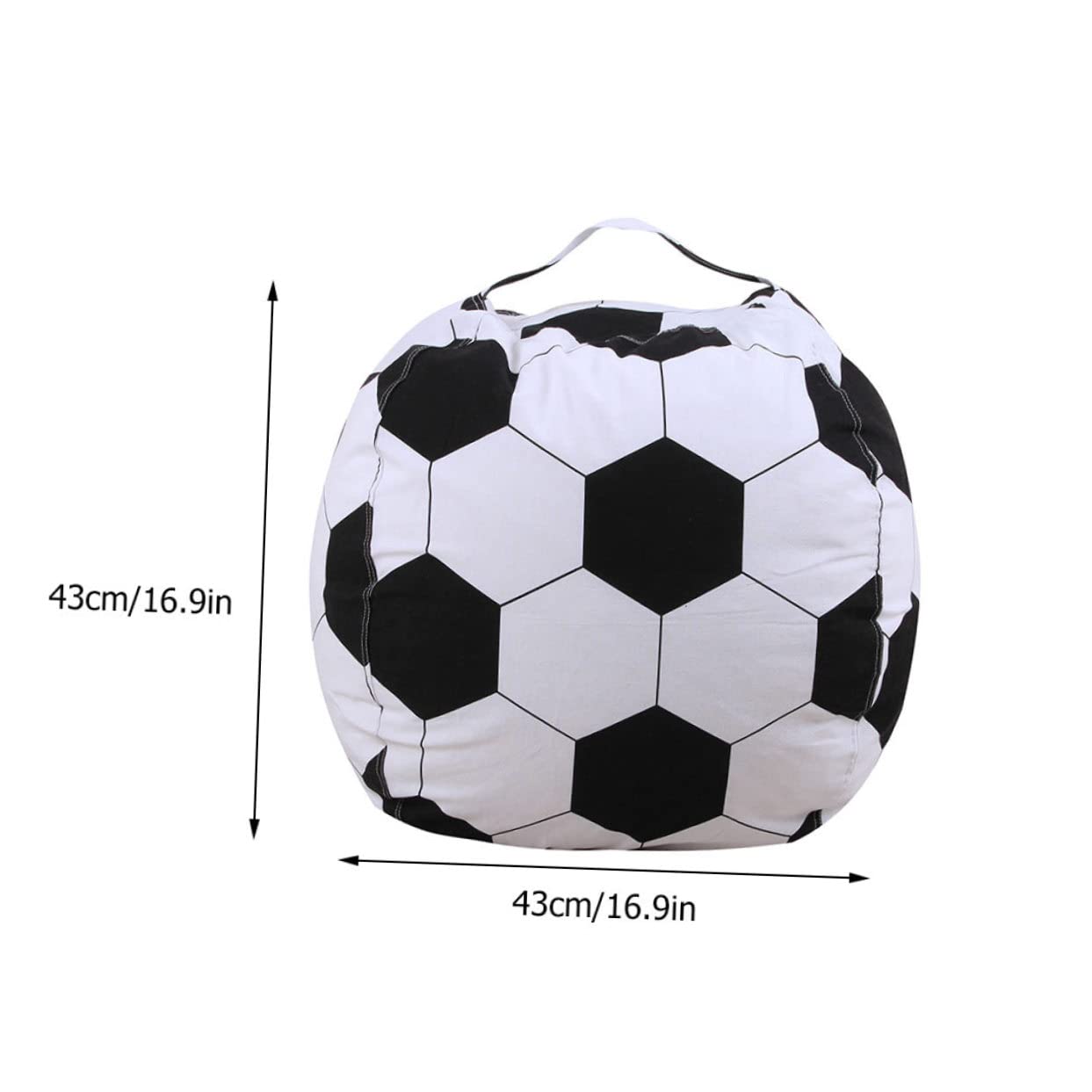 Veemoon Stuffed Animal Toy Storage Bag Plushies Storage Boys and Girls Bean Bag Chair Cover