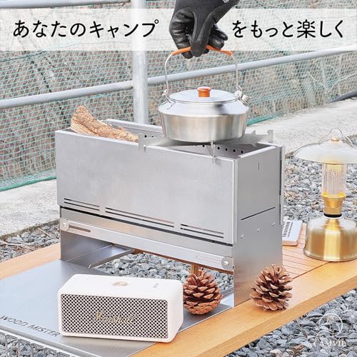 CAMVIL 二次燃焼 焚き火台 コンパクト折り畳み式 IGTテーブル互換 の商品画像 6