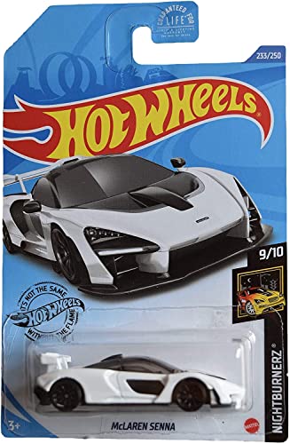 Hot Wheels McLaren Senna 1:64 Blanco miniatura 1
