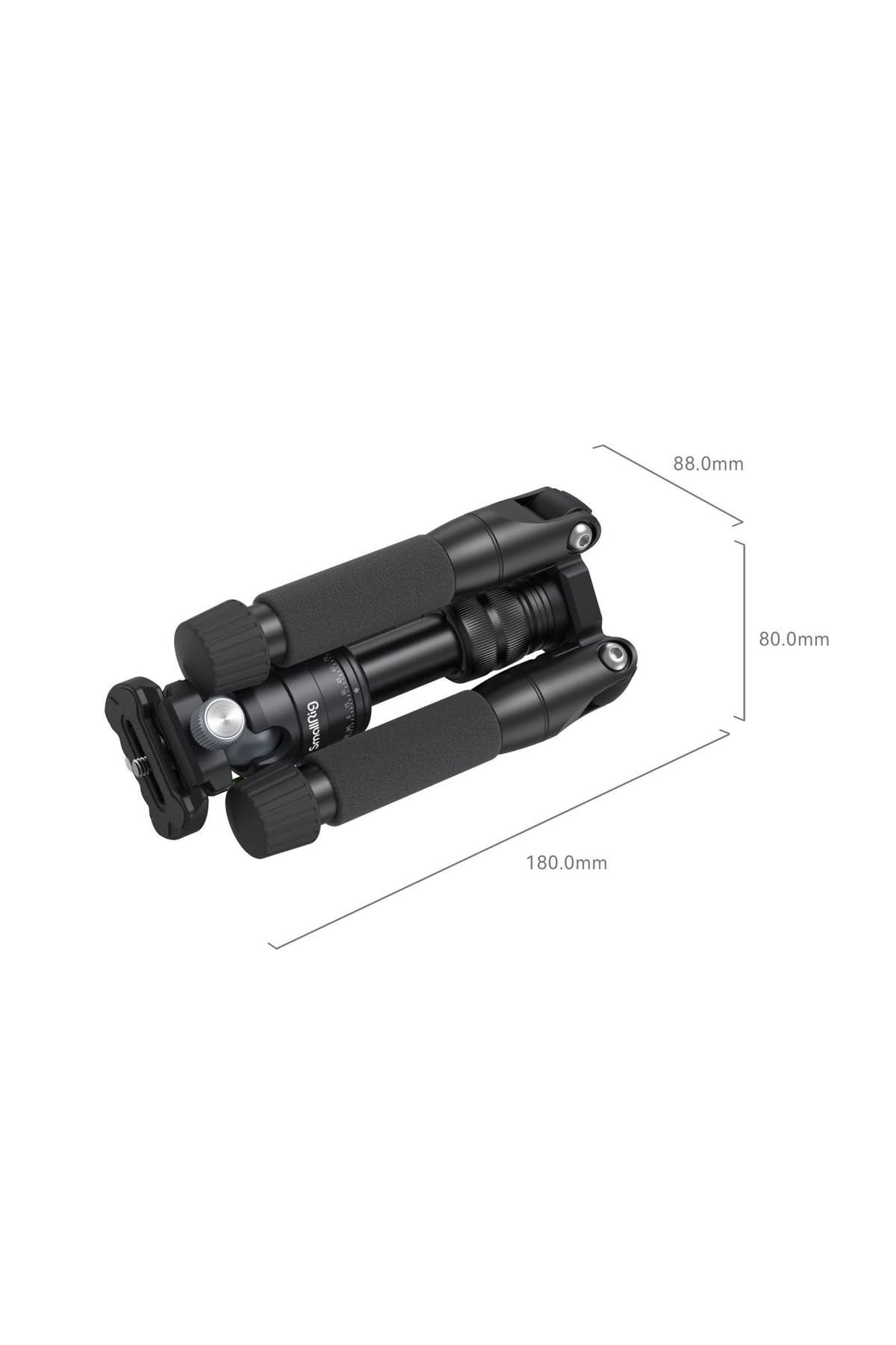 SMALLRIG Mini Treppiede in Alluminio da 20 pollici/ 52 cm, Treppiede da Tavolo con Testa a Sfera a 360°, Treppiede da Tavolo Compatto per Videocamera DSLR, Carico Fino a 13 Libbre/6 kg - 4289