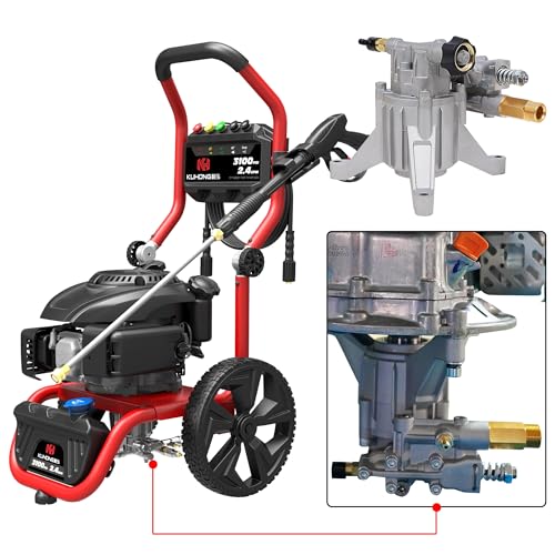Biswing Pressure Washer Pump, 7/8" Shaft Vertical Plunger, 3400 PSI Max, 2.5 GPM, Replacement Pumps for Cold Water Gas Power Pressure Washer by Biswing - Used condition - Image 6