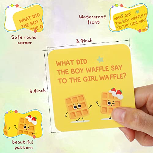 Image of Pajean 80 Joke Cards for Lunchbox Kids Cute Lunchbox Notes Inspirational and Motivational Positive Affirmations Puns Cards for Teacher Kids Student Picnics Party Mini Notes Postcards (Classic Style)