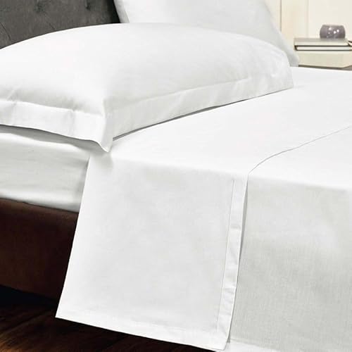 Lençol de bancada para hotelaria 50% algodão, branco, 90 cm