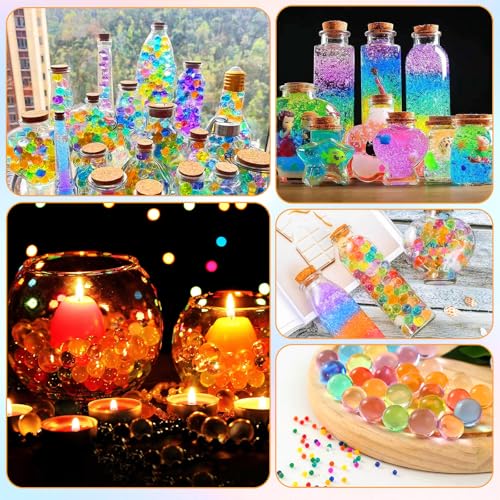 EOPUOZS Wasserperlen Bunte 50000 Stück, Wasserperlen Ungiftig, Water Beads Gelperlen für Pflanzen, Blumen, Vase Füllstoff und Deko
