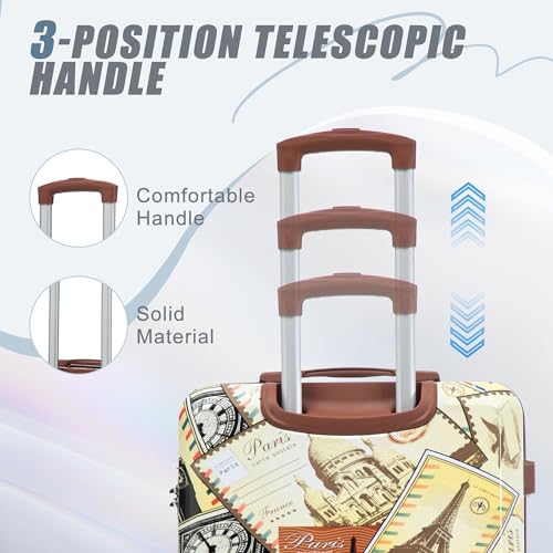 Image of Hardside Luggage, Lightweight Durable PC Suitcase with Spinner Wheels