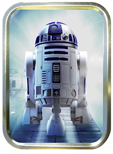 R2-D2 STAR WARS 2oz GOLD TOBACCO TIN,GIFT BOX