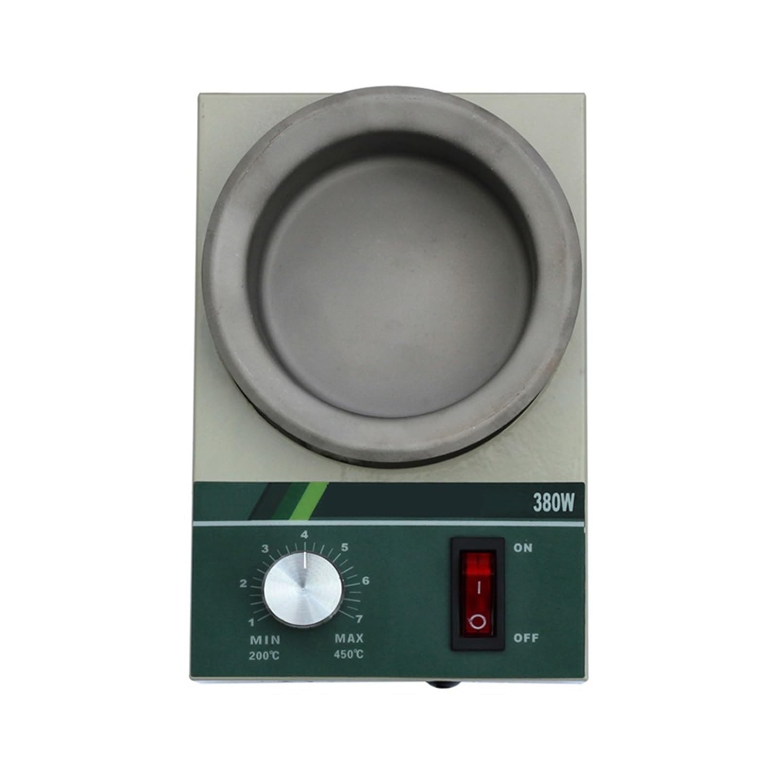 Olla de estaño for soldar sin plomo en miniatura ZB80D, horno de fusión de estaño de alta temperatura de 250W, 200-450'C, olla de grado(ZB-80D Lead Free)