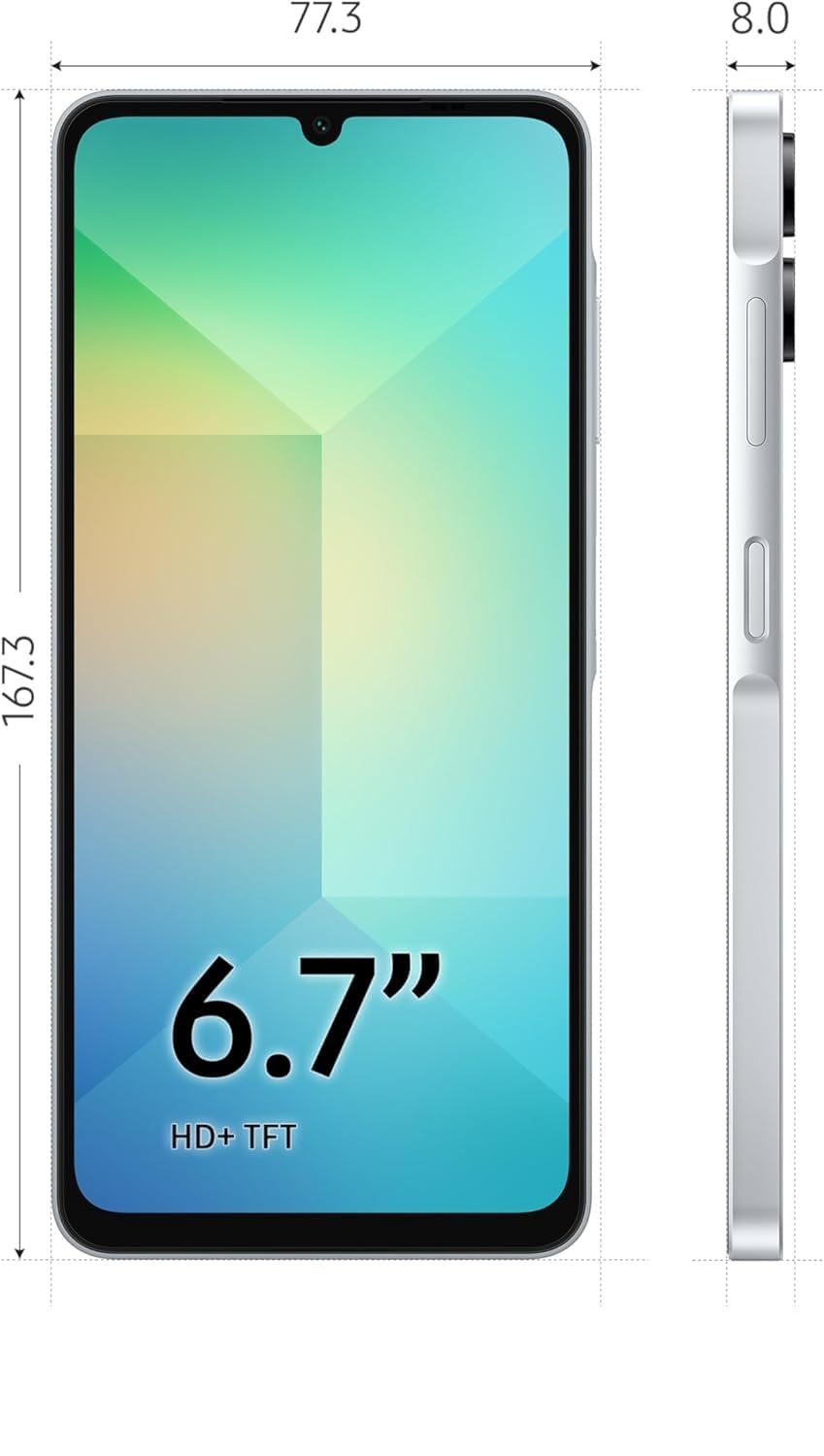 Samsung Galaxy A06 4G (128GB + 4GB) 6.7