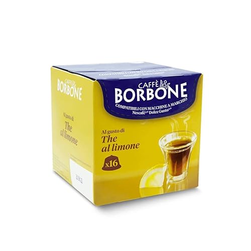 THÉ AU CITRON CAFFÈ BORBONE - 16 CAPSULES COMPATIBLES DOLCE GUSTO 10g Cover