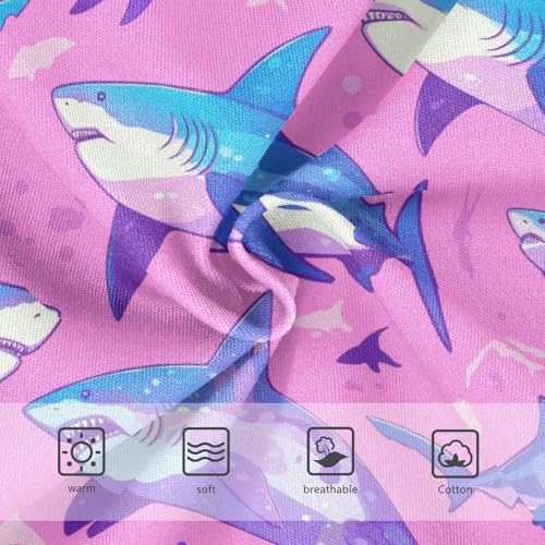 Wusikd Cute Fishes Girls' Underwear Cotton Pink Girls Briefs Soft Toddler Underwear 2T3