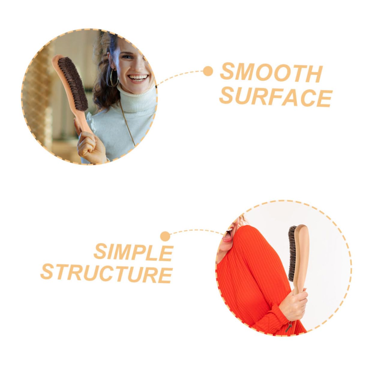 Healeved 8piezas Cepillo De Limpieza para Ropa y Accesorios Cepillo Antiestático para Eliminar Polvo y Pelusa para Suéteres Sombreros y Materiales Delicados