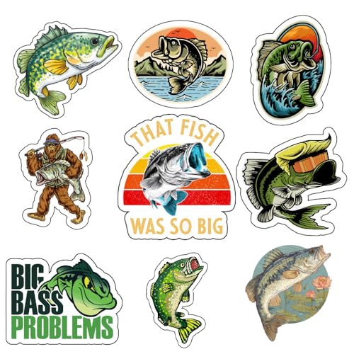 Magictodoor Bass Fishing Kayak Car Waterproof Vinyl Decals