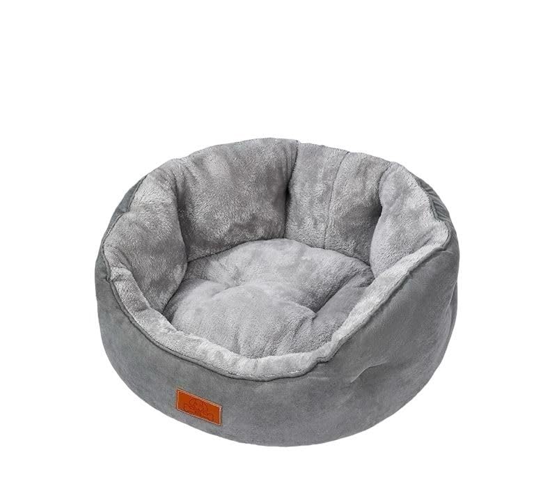 click2style Dog Puppies Cat Kitten Flower Beds Soft Warm Cosy Washable Fleece Pet Nests Pads (Grey, Extra Large: 85x95cm)