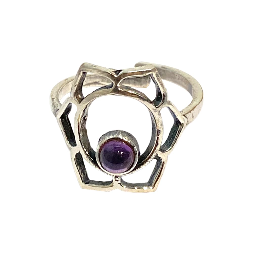 VIE Sacral Chakra Ring, Amethyst