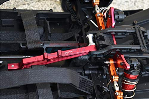 Arrma LIMITLESS/INFRACTION Tuning Teil – Aluminum Collar Für Rear Chassis Brace, 1 Stück Rot