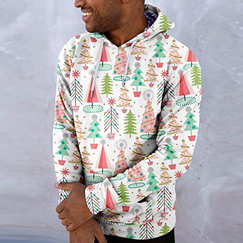 Pull de Noël drôle imprimé 3D fini les pulls qui grattent avec ce sweatshirt doux blanc S - 4
