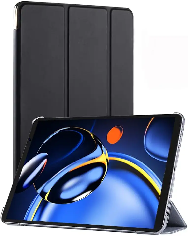 redbeat Tablet Android 14 de 8 polegadas para jogos com capa preta, tablet Amazon 2025 4G LTE Dual SIM, 6 GB + 64 GB expansível para 1 TB, tela HD, câmeras duplas de 5 MP + 8 MP, WiFi 2,4 G/5G, BT5.0