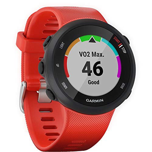 Garmin 010-N2156-06 Forerunner 45 GPS Heart Rate Monitor Running Smartwatch (Lava Red) - (Renewed)
