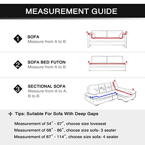Lamberia Printed Sofa Cover Stretch Couch Cover Sofa Slipcovers For Couches And Loveseats With Two Free Pillow Case (Tree Branch, Loveseat) #TOP5