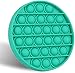 Produktbild KUNSTIFY POP IT Fidget Toy Antistress Spielzeug für Erwachsene Kinder Anti Stress Sensorik Popit Figetttoys, Simple Dimple Fidget Toy Set Figuren Ball Figet Squishy Bubble Push pop (Rund, grün)