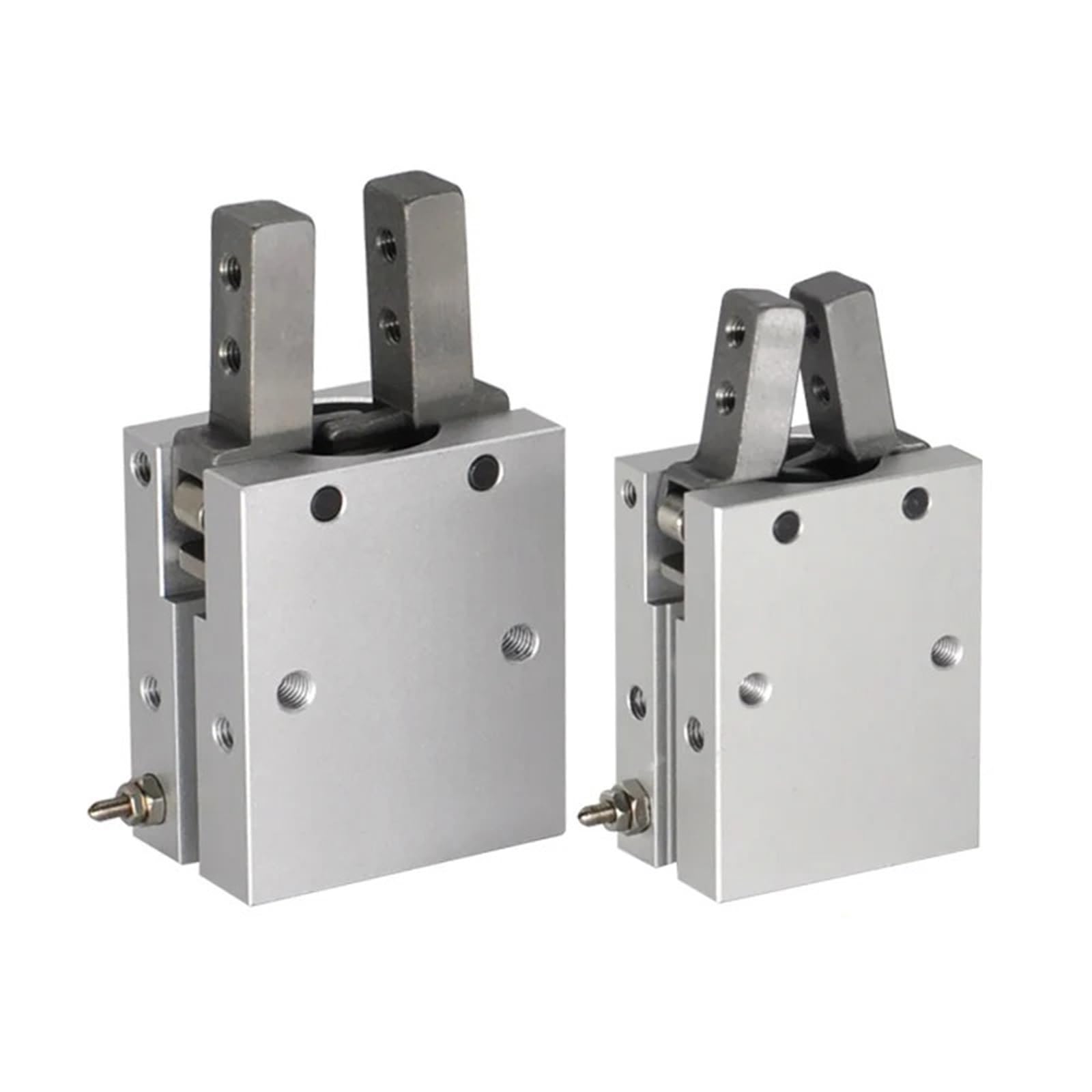 Pojedynczy / dwustronny otwór chwytaka robota 32 mm MHC2-32D/S styl kątowy aluminiowe zaciski pneumatyczne cylindry producentów 1 szt. (MHC2-32S)