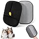 XUDUOO 2 Stück Pet Hair Remover Glove,Wiederverwendbare Fellpflegehandschuhe für Haustiere, Fellmagnet Katzen Hunde, Für Glattes und Gesundes Fell, Static Removal Gloves for Clothes, Sofas, Carpets