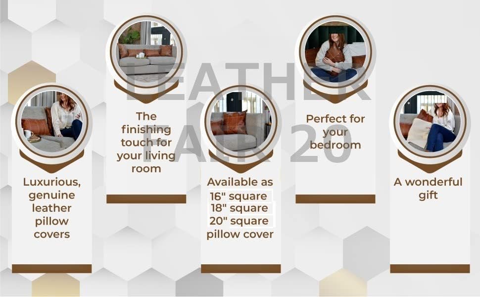 Miniatura 4 de Cojín de lujo 100% piel de cordero, suave, duradera, para estilo bohemio, rústico, cuadrado, decorativo, dormitorio, sala de estar, sofá, cama (16 x