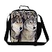 Creativebags Travel Cooler Lunch Bags Tote Box Container with Water Pocket for School Boys Girls Men Women Outdoor Work Office