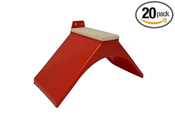 Pigeon Perch with Wood, Pigeon Stand for Resting, V-Perches for Pigeons (Pack of 20)