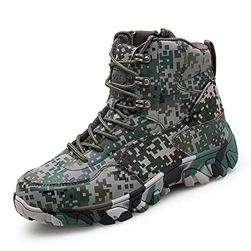 Men's Hiking Boots Outdoor Fashion Athletic Shoes Traveling Camping Training Waterproof High-Top Camouflage Boots2