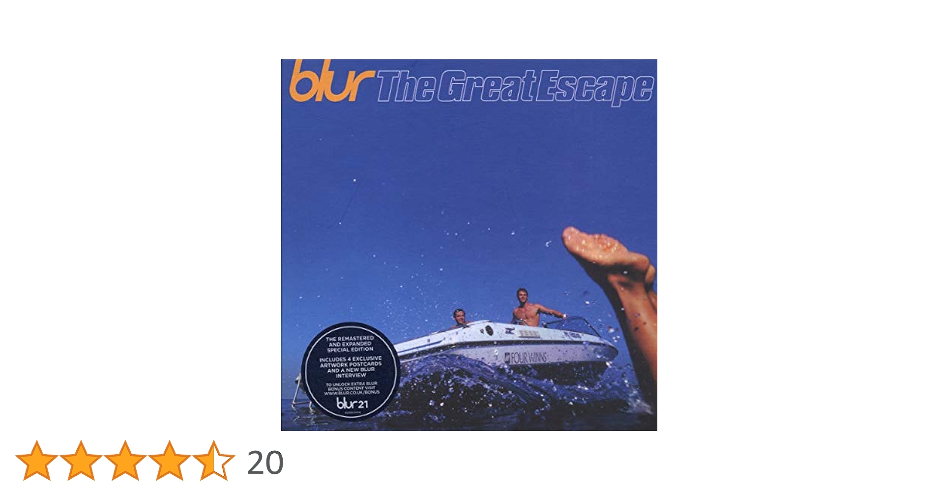 BLUR『GREAT ESCAPE』LP アナログ レコード ブラー BLUR - Great Escape: Special Edition - Remastered - Amazon