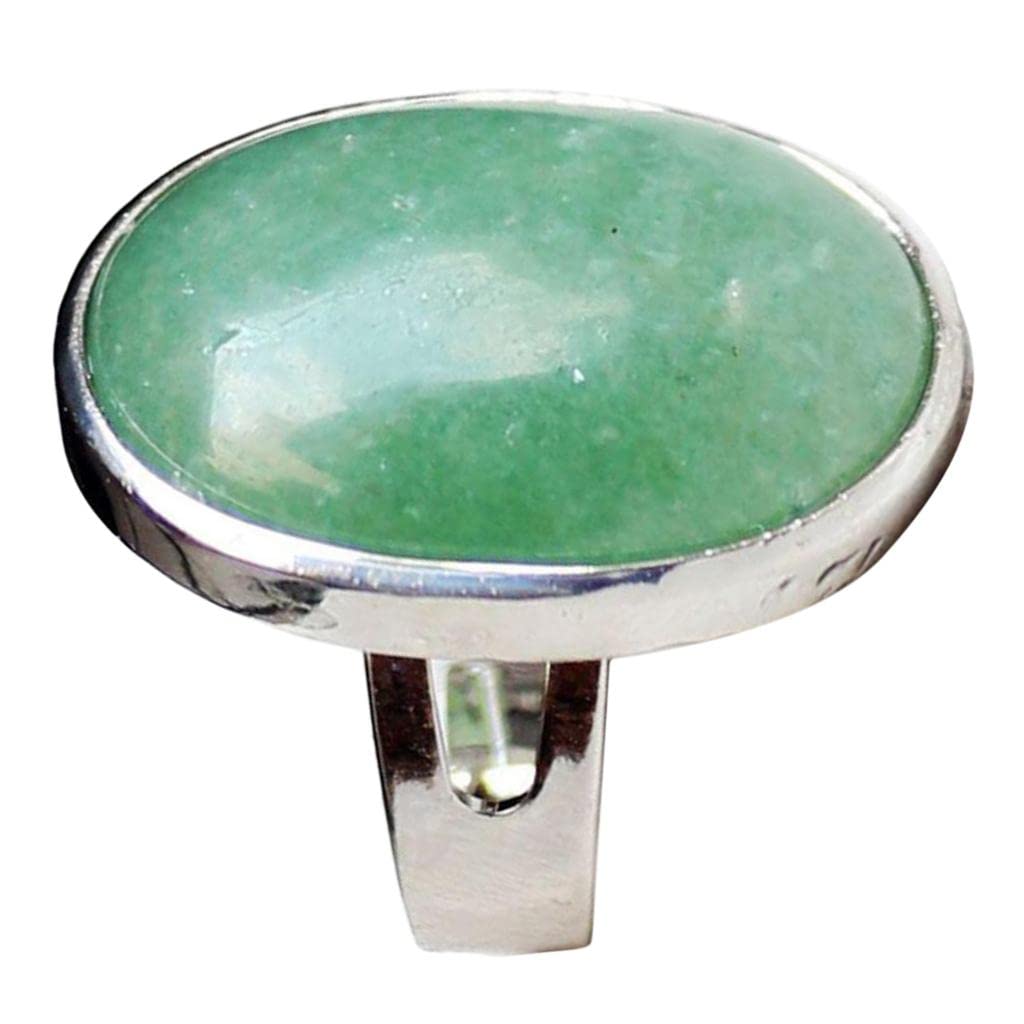 MYADDICTION Natural Crystal Oval Gemstone Wedding Finger Ring Adjustable Band Green Jewelry & Watches | Fashion Jewelry | Rings (B0BH4VPQ3T) Amazon Price History, Amazon Price Tracker