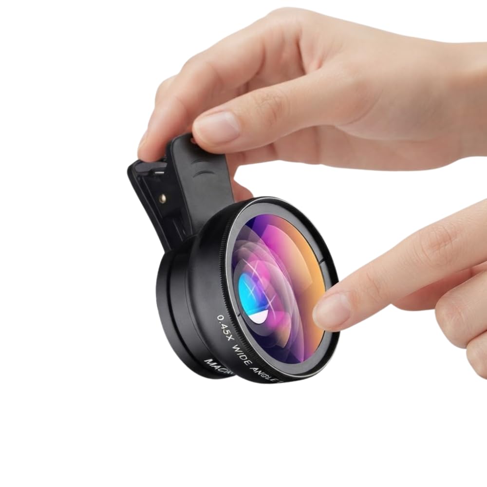 Drumstone (𝐒𝐩𝐞𝐜𝐢𝐚𝐥 𝟏𝟓 𝐘𝐞𝐚𝐫𝐬 𝐖𝐚𝐫𝐫𝐚𝐧𝐭𝐲) 2-in-1 Mobile Camera Lens Kit with 0.45X Wide Angle & 15X Macro Lens, Universal Clip-On Smartphone Camera Lens for Photography-picture-21