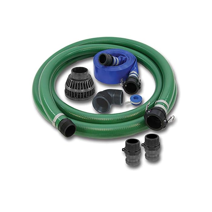 Buy Pacer Pumps 580206 2 inch Water Pump Hose Kit with Fittings, Hoses