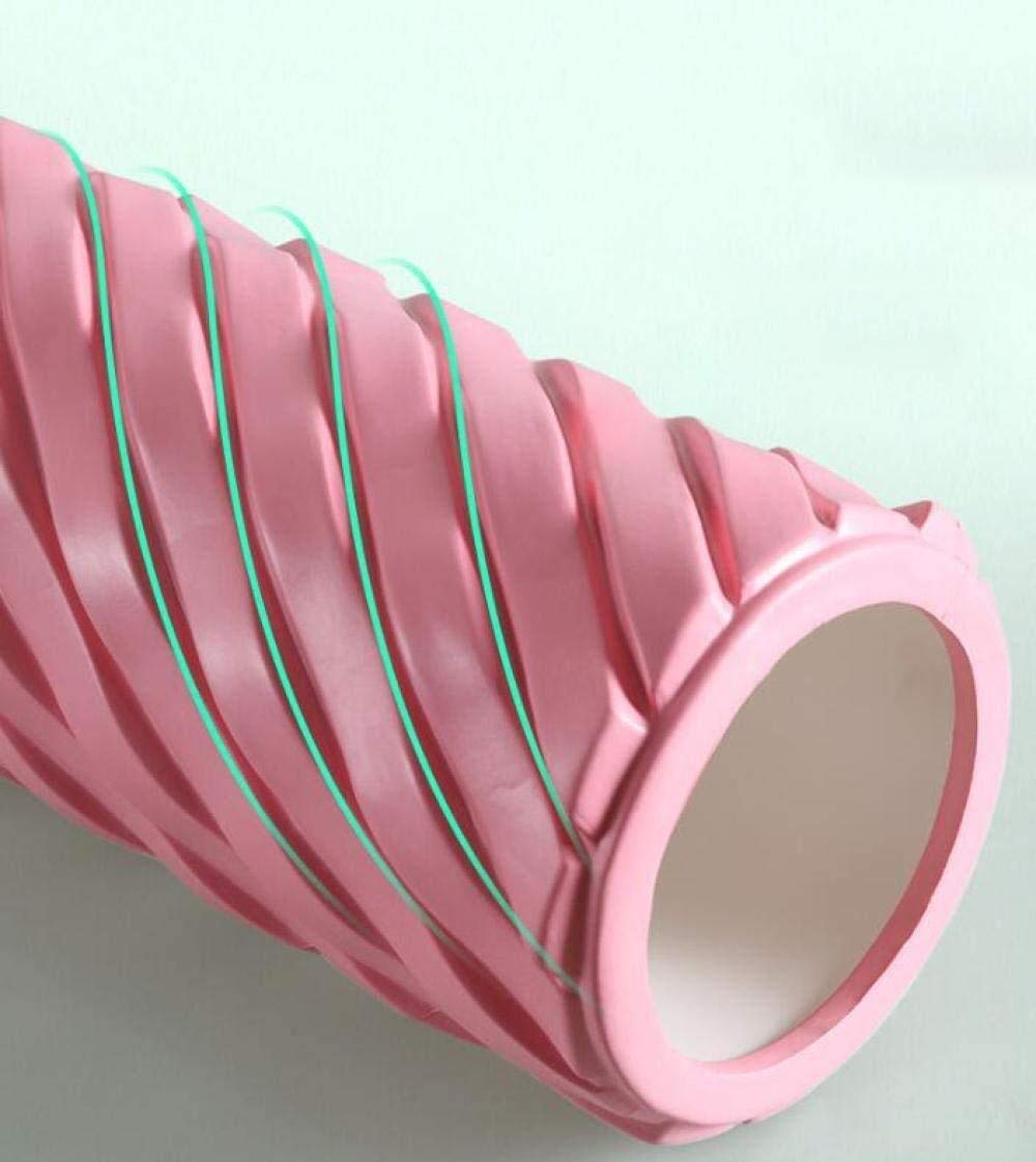 Massaggio Muscolare, Potente Foam Roller, Soluzione miofasciale di aderenze muscolari, Adatto per Yoga, Fitness, Pilates-Pink