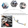 IMIKEYA R134A Car AC Refrigerant Charge Hose Safe Kit RechargeHose with Gauge, A/C 1/2 Recharge Measuring Kit Can Tap Air Conditioning Pressure Gaug for Car #3