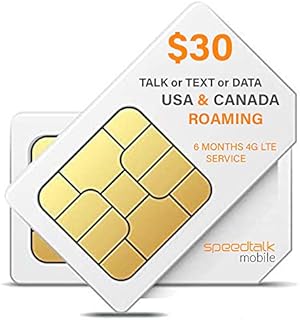 $30 SIM Card for GSM GPS Tracking Kid Child Elderly Pet SmartWatch Car Tracker Devices Locators - 6 Months Service - USA Canada & Mexico Roaming