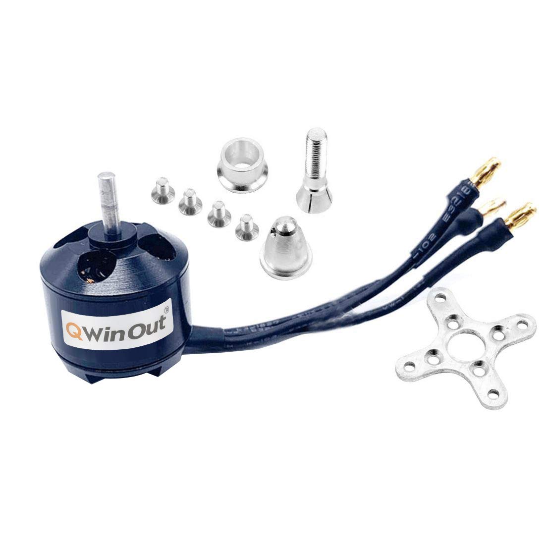 Moteur Brushless A2212 2200KV Outrunner – Kit Complet Avec Supports Pour Quadricoptère, Avion RC, Hélicoptère Multi-Copter