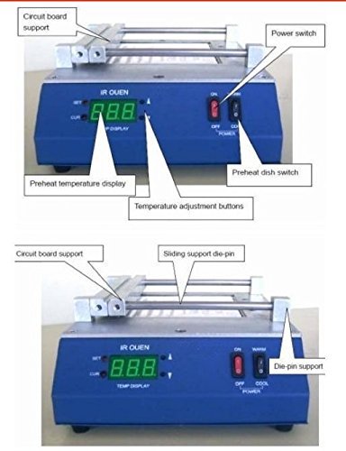 GOWE IR Preheating station, pre heating plate table PID Temperature Controlling