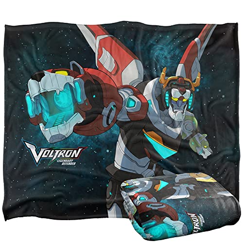 Coperta Voltron Defender of the Universe ultra setosa al tatto - Il tessuto da 300 g/m² offre calore e comfort ma è leggero e traspirante, sarà un'ottima aggiunta decorativa a qualsiasi stanza