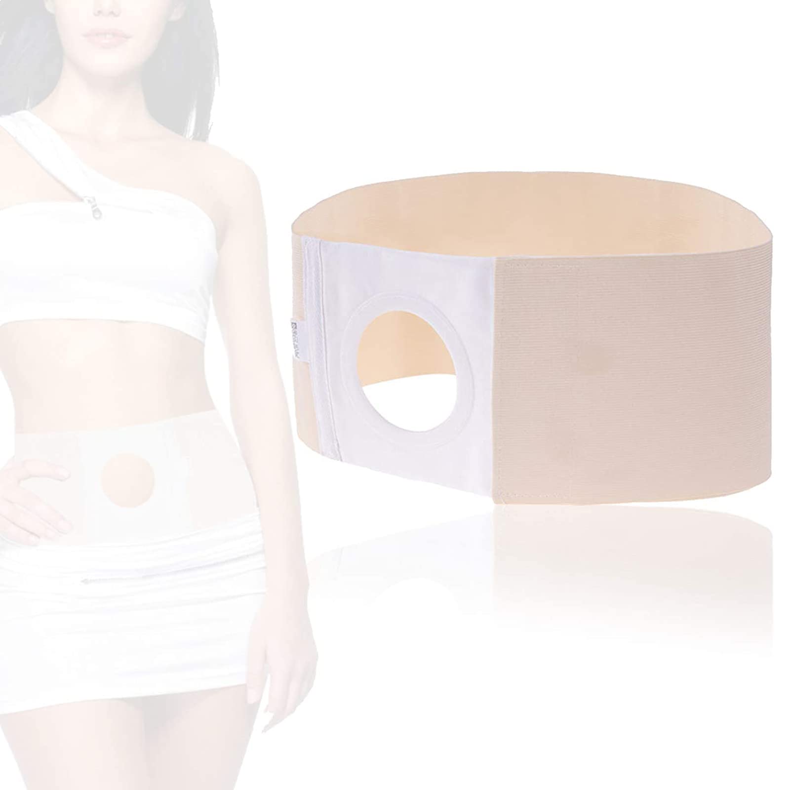 Buy Ostomy Hernia Belt, Elastic Ostomy Hernia Belt for Colostomy Bag