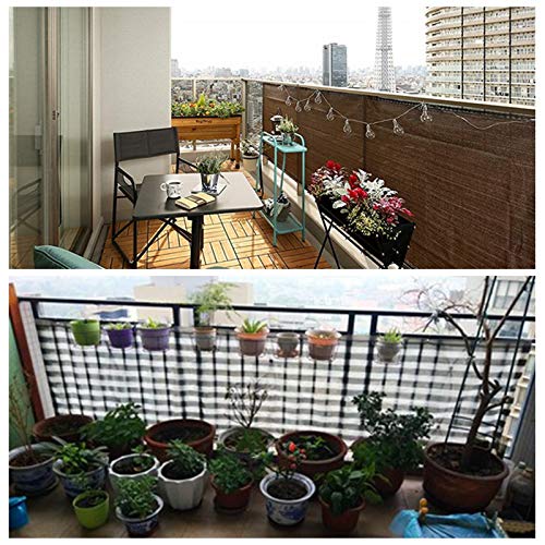 Écran d'intimité pour balcon contre le vis-à-vis et filet de clôture