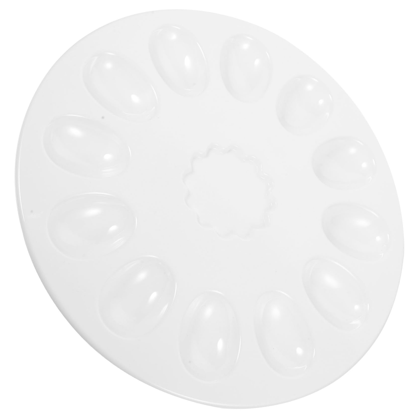 ASAKKURA Holder Platter Devil Tray Storage Plate for Deviled Eggs for Kitchen Decor