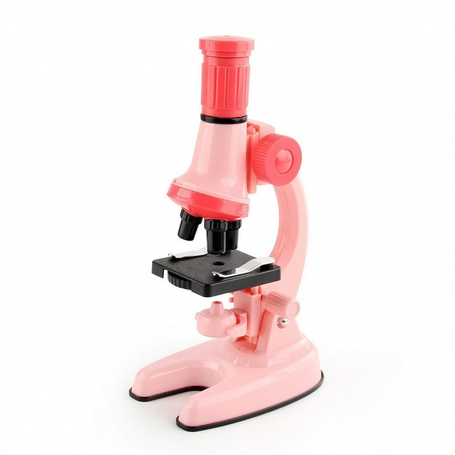 Educational Microscope Kit STEM Microscope with Slides Plastic Science Toy Easy to Use for Students, Beginners, Home, Classroom, Pink Xd508-3a En Pk-image-11