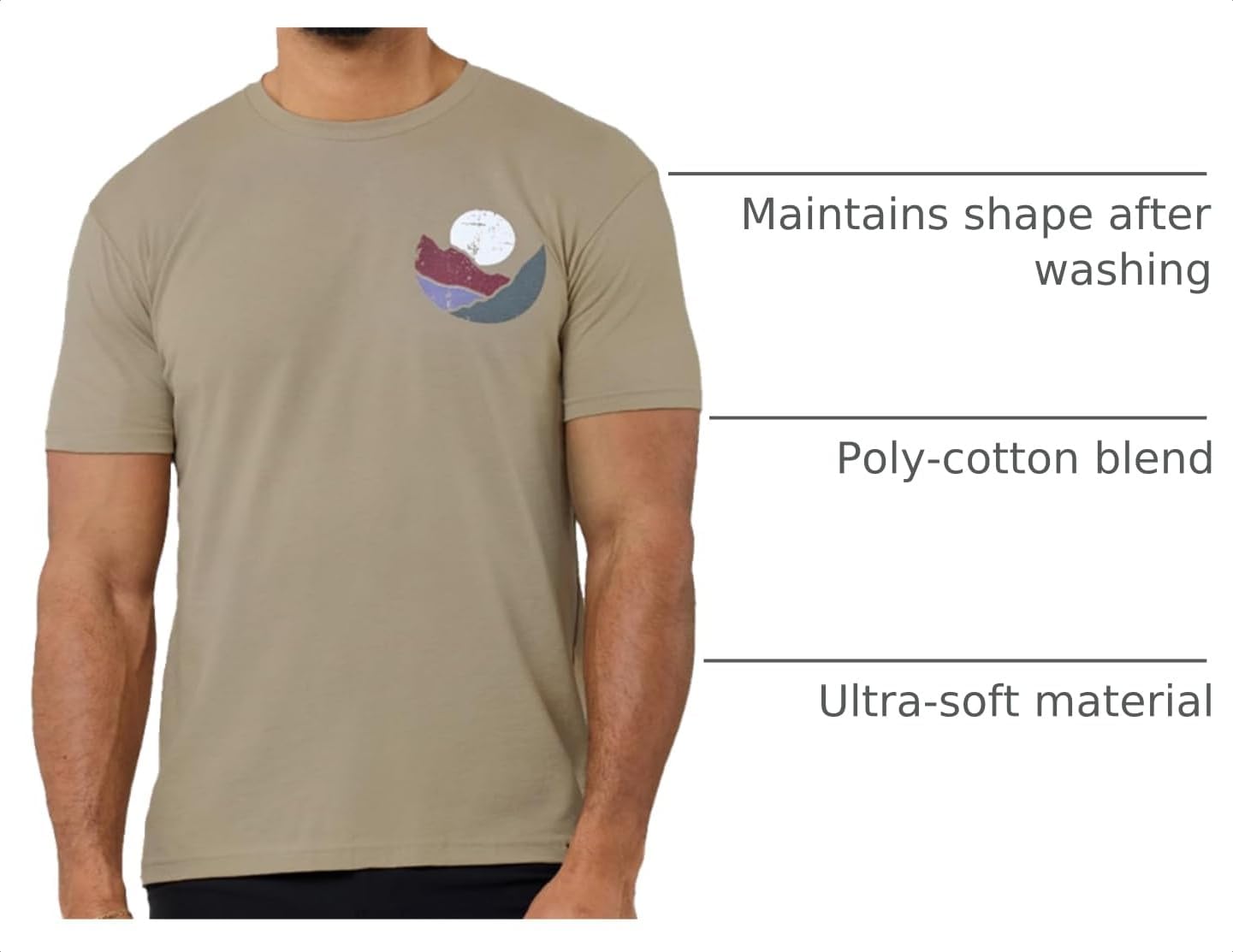 Graphic Tees for Men Cool Art Short Sleeve T-Shirts Soft Slim Fit S-4XL image 4