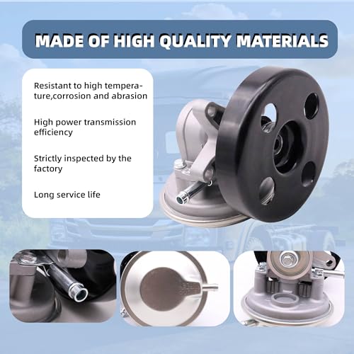 Bomba de Vacío para Freno con Polea para Isuzu NPR 6.0L, Incluye Bomba 8972410351 y Polea Plana 8972414162 para Isuzu NPR 2003–2007 Aplicaciones N-Gas miniatura 5