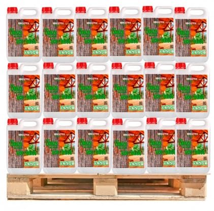 BRICOTEX - Aceite de Linaza con Secante para Protección de Madera | Ideal para Exteriores e Interiores | Versátil en Artes y Restauraciones | Fácil Aplicación y Secado Rápido, 25 Litros