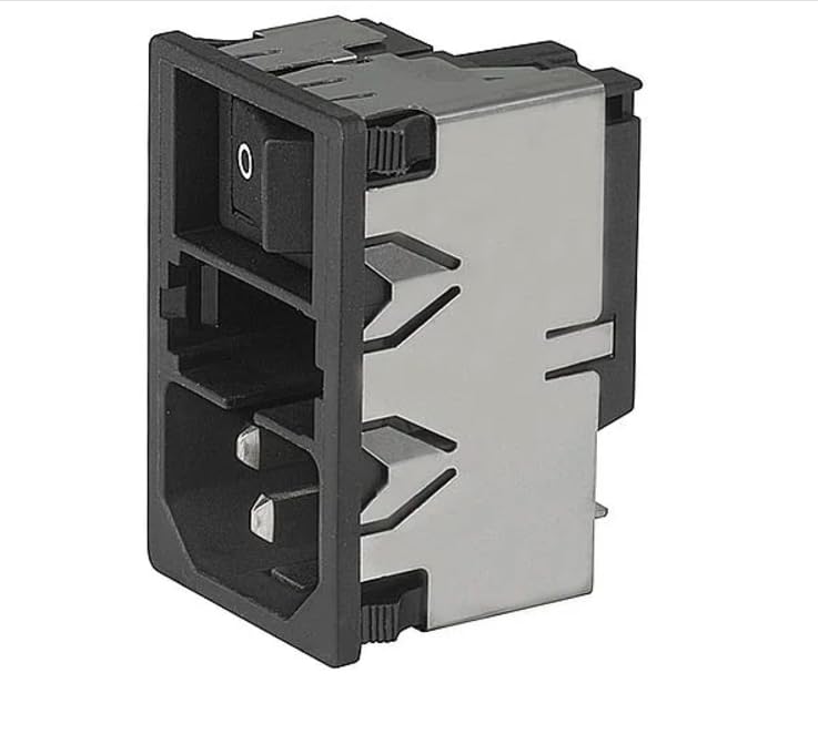 KM01.1105.11, AC Power Entry Modules 2P Fuse/Switch EMC 10A 250VAC NO Drawer