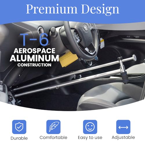 Image of QuicStick Car Hand Controls for Disabled Drivers, Handicap Driver Hand Controls, Driving Handicap Aid Equipment For Permanent Or Temporary Disability
