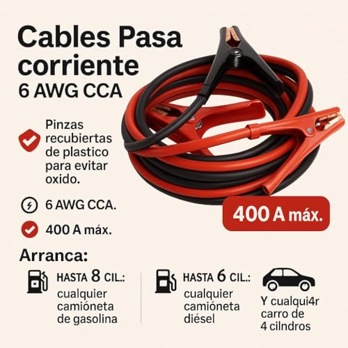 Cables pasa corriente para camión 11 Imagen adicional